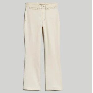 Madewell Kick-out Crop Ecru Cream Vintage Canvas Denim Jeans Size 25